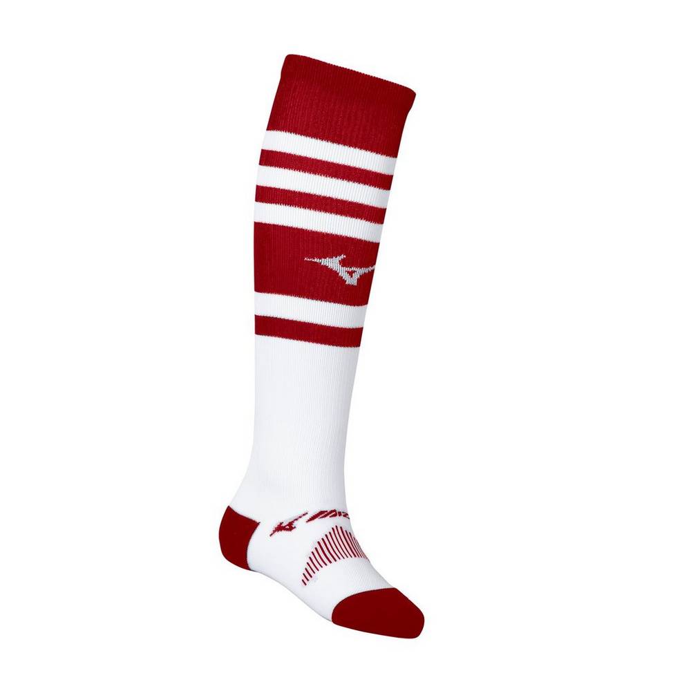 Damske Ponožky Mizuno Retro Performance OTC Baseball Červené Vypredaj ZJUF68125